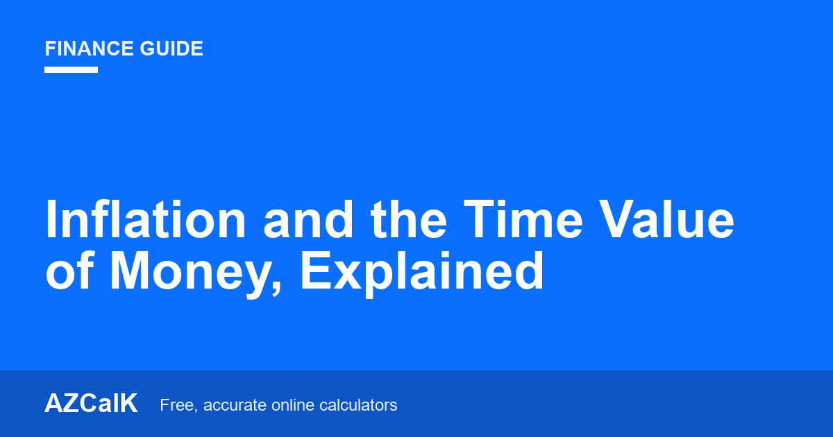 Inflation and the Time Value of Money, Explained